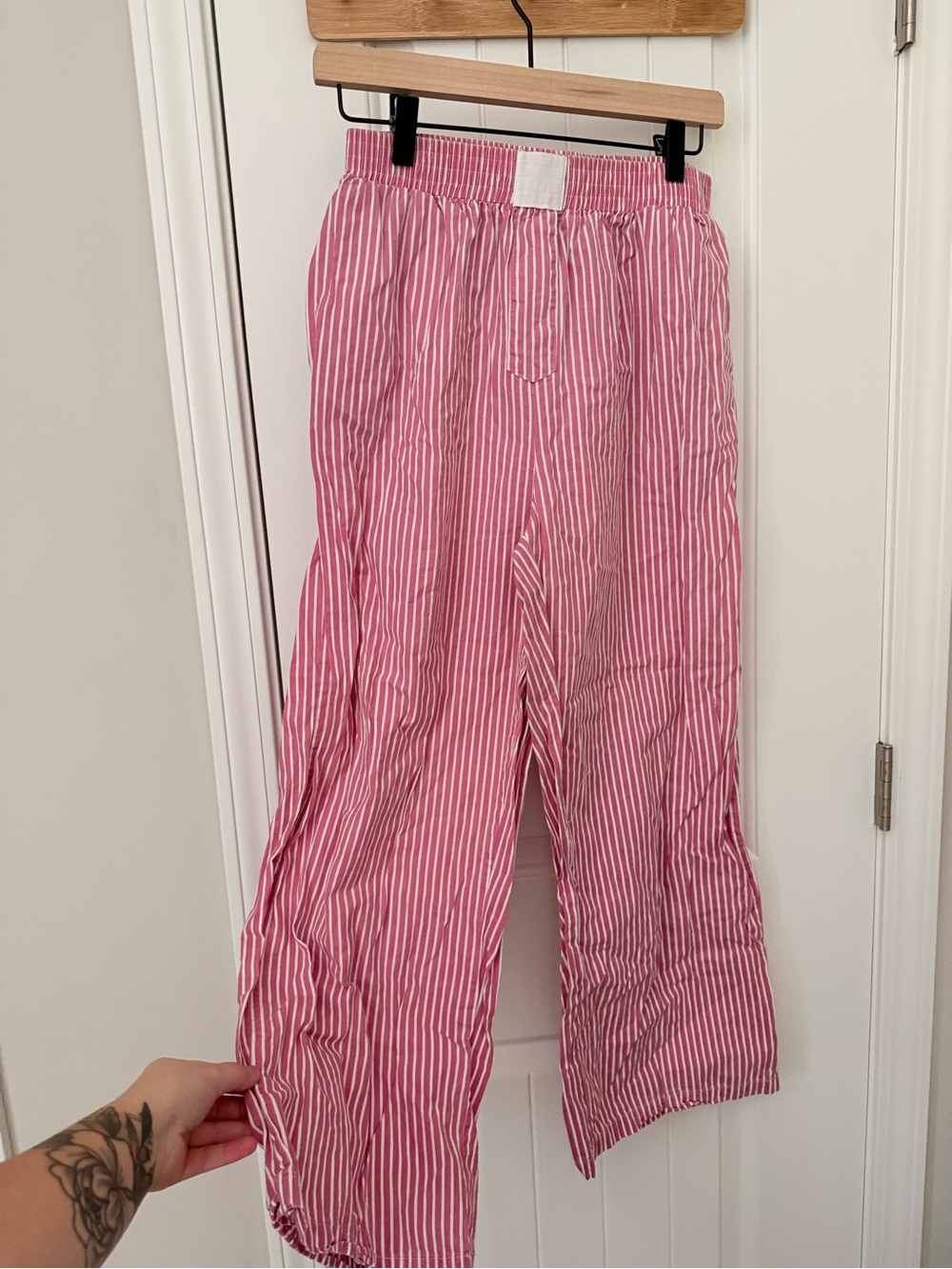 Women’s stripe capri pant size S